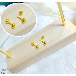 Bông tai nụ chấm bi chốt vặn (1 đôi)
