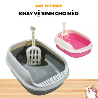 KHAY VỆ SINH, Chậu Cát Cho Mèo - Zise Lớn Tặng Xẻng Xúc Cát