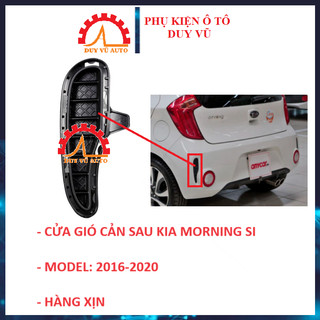 Ốp đen cửa gió cản sau kia morning đời 2016-2020 bản si