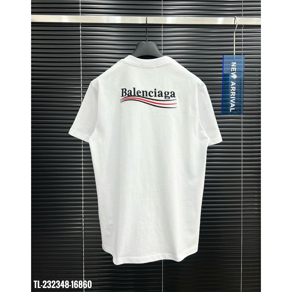 Áo thun Thêu Bale.ci a gà cotton cao cấp dày dặn form rộng nam nữ thời trang