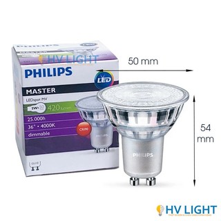 Bóng đèn philips master ledspot gu10 36d dim - hàng chính hãng