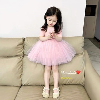 Váy công chúa đan lưng bé gái