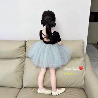 Váy công chúa đan lưng bé gái