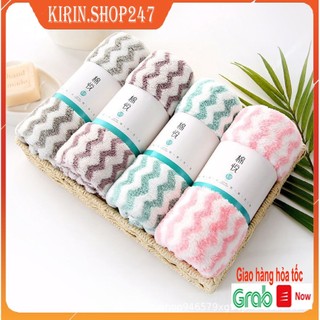 Khăn mặt lông cừu hàn quốc 50x30cm siêu mềm mịn