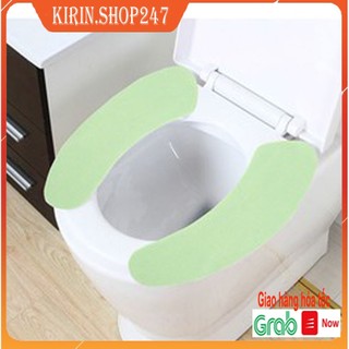Set 2 miếng lót bồn cầu loại dán cao cấp
