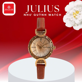 Đồng hồ nữ julius hàn quốc chính hãng ja-779e dây da