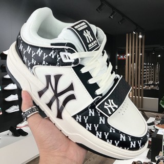 Giày MLB Chunky Liner Mid Monogram NY Black- MLB chuky Liner NY họa tiết đen trắng bản luxury 2024 full size nan nữ