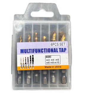 Bộ 6 Mũi Khoan Taro HSS Tạo Ren Cao Cấp có HỘP NHỰA