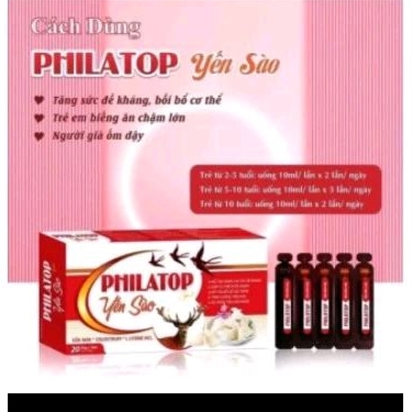 philatop Yến Sào đạm sữa Tổ Yến