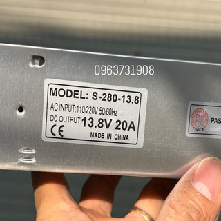 Nguồn tổ ong 13.8v 20a