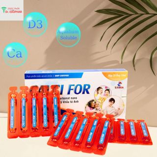 Mua combo Canxi CALCI FOR 20 ống hộp bổ sung canxi giúp phat triển chiều