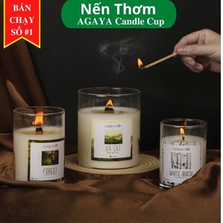 Nến thơm thư giãn AGAYA Candle Cup - Nến thơm tinh dầu cao cấp không khói