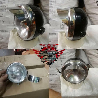 Mũ choá đèn inox sáng đẹp 81 86 88 , honda 67 72