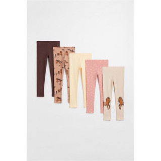 [H&M CHÍNH HÃNG]Set 5 quần legging cho bé gái săn sale
