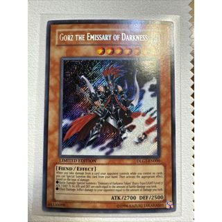 [ Dưa Hấu Yugioh ] Lá bài thẻ bài Gorz the Emissary of Darkness - Secret Rare - Tặng bọc bài nhựa bảo quản