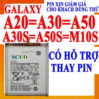 Pin Scud cho Samsung Galaxy A20/A30/A50/A30S/A50S/M10S EB-BA505ABU - 4000mAh