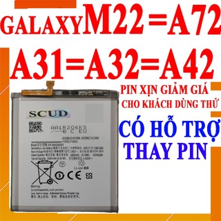 Pin scud cho samsung galaxy a31 a32 a42 a72 m22 - eb-ba315aby dung lượng 5000mah