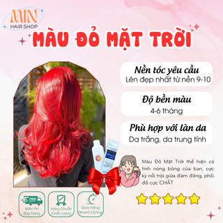 Thuốc nhuộm tóc màu đỏ mặt trời cần tẩy | minhairshop