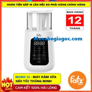 Máy hâm sữa và tiệt trùng FATZ Fatzbaby FB3027SL - MONO 3, MONO 12 - FB3011KB - Không BPA, An toàn cho Mẹ và Bé