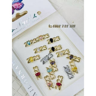 Charm 2023 sét 16 viên đủ màu