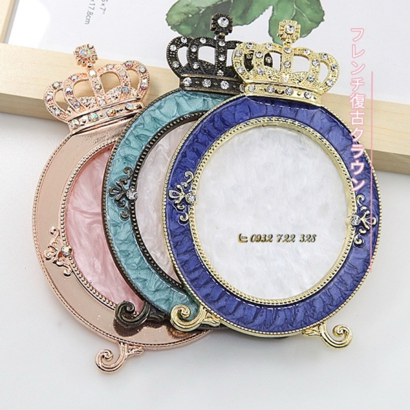 Vương miện tán màu chụp hình nail