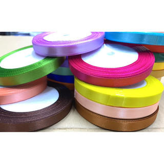 Ruban satin trơn 1cm.