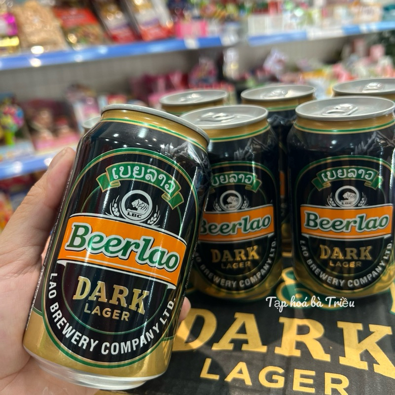 Thùng 24 lon Bia Lào đen 330 ml – Beerlao Dark Lager 6%