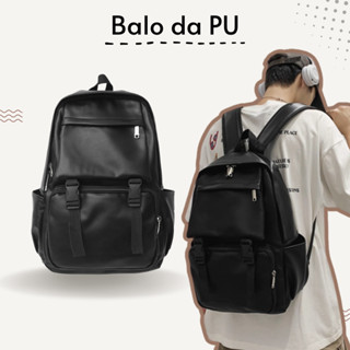 Balo da nam đi học GENBAG balo ulzzang thời trang có ngăn bí mật đựng laptop 15,6 inch BL27