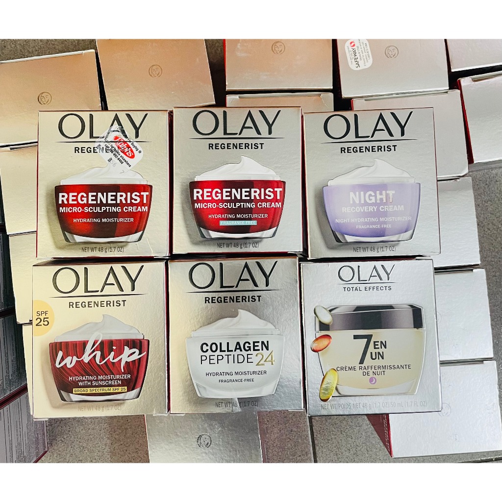 Kem Olay Mỹ,Olay đêm tím dưỡng da ban đêm, OLay vitamon C 48gr
