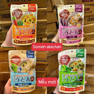 Mì somen/udon rau củ Akachan cho bé ăn dặm gói 100g