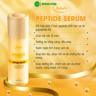 Serum Peptide Cấp Ẩm Phục Hồi Da, Giúp Mờ Sắc Tố Nám, Đều Màu Da Belaskin 30ml