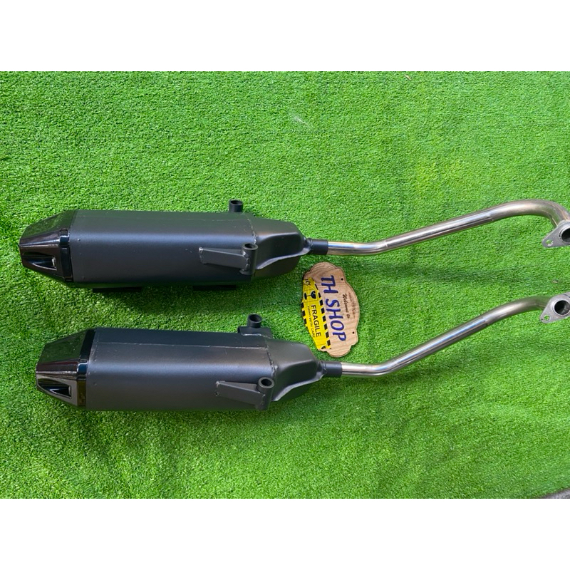 pô Vario vuông móc đix zin nhỏ kèm cổ kèm ốp pô gắn cho Vario click mio novo sh mode