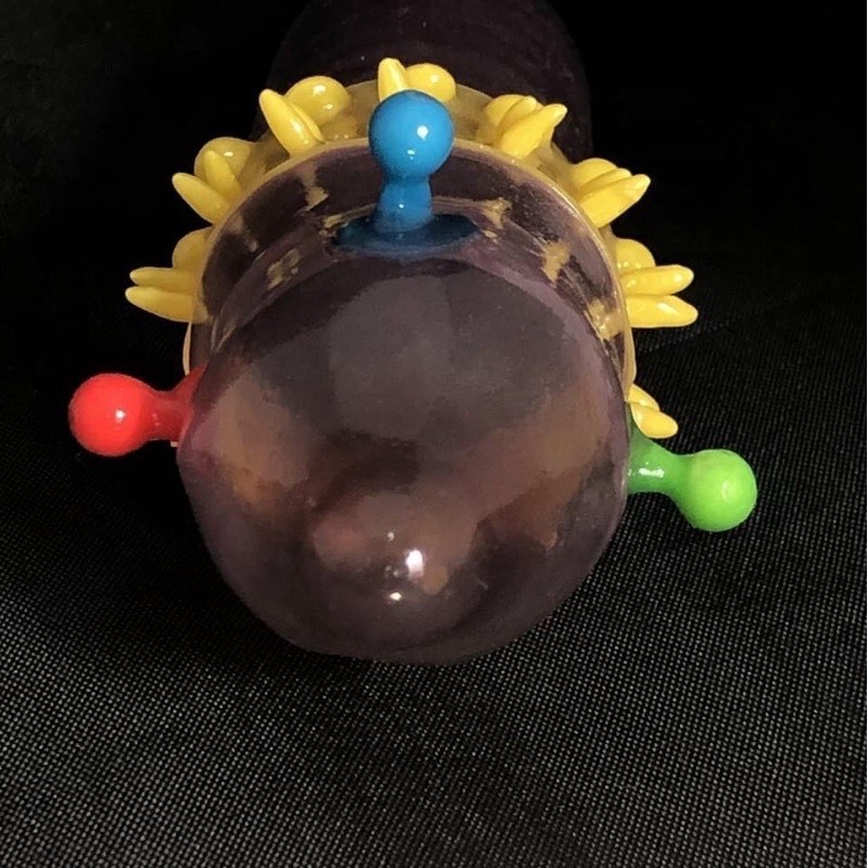 SU8 Bao Cao Su Bi Gân Gai  râu Cao Cấp Runbo Hộp 6 Chiếc