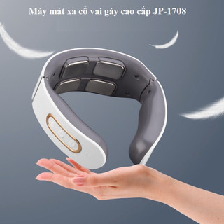 Máy massage cổ vai gáy 4 đầu tiếp xúc 6 chế độ massage 9 mức, thiết kế nhỏ gọn, tinh tế, màu sắc trang nhã ( didooglt )