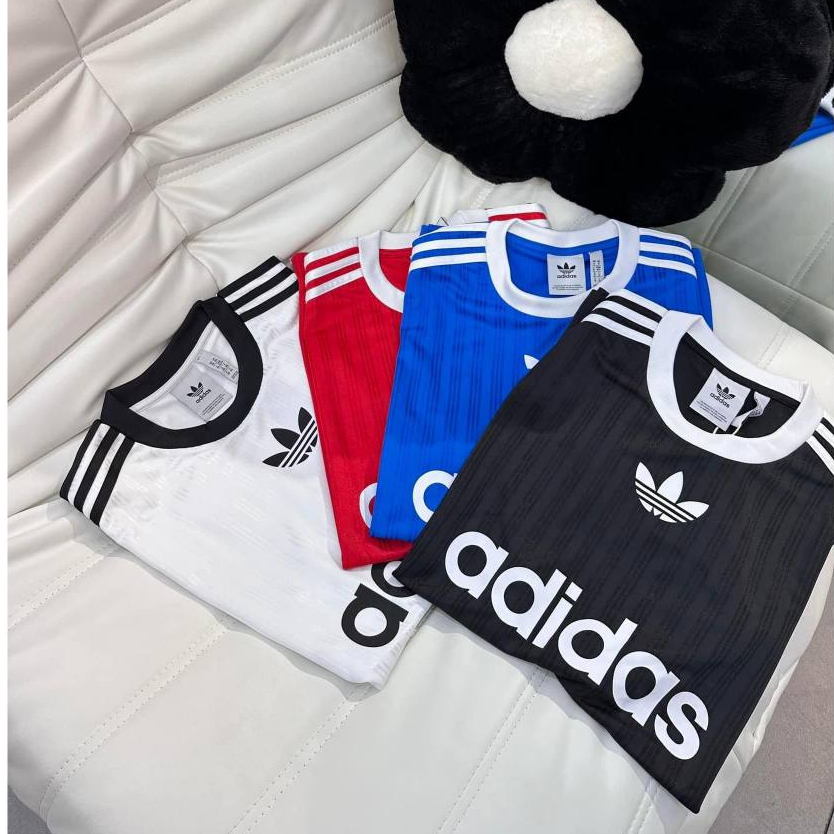 (CHÍNH HÃNG) Áo thun Adidas BIGLOGO VIỀN VAI NEW Unisex nam nữ