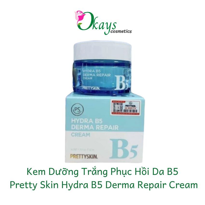 Kem b5 dưỡng phục hồi da dưỡng ẩm trắng da chống lão hóa OK267 Prettyskin Hydra B5 52ml