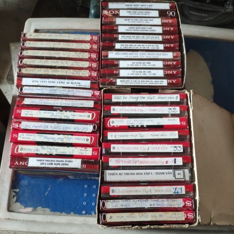 băng cassette Sony (giá 1 cuốn)