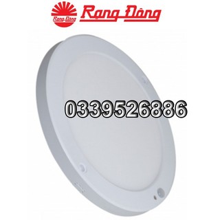 Đèn LED Ốp Trần Vuông/ Tròn Siêu Mỏng Rạng Đông 18W 220x220mm, Kiểu Dáng Hàn Quốc, ChipLED Samsung