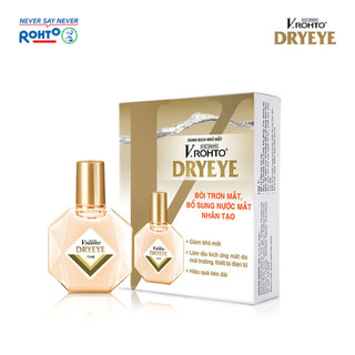 Dung dịch nhỏ mắt v.rohto dryeye lọ 13ml bổ sung nước mắt nhân tạo