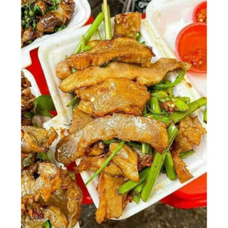 Vú heo ướp chao loại ngon nhiều vú, hộp 500g kèm bịch chao