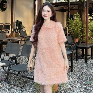 ĐẦM SUÔNG LÔNG HỒNG ĐÍNH NƠ