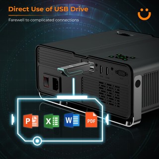 Máy chiếu Yaber V10 Full-HD 4K - Hàng Chính Hãng