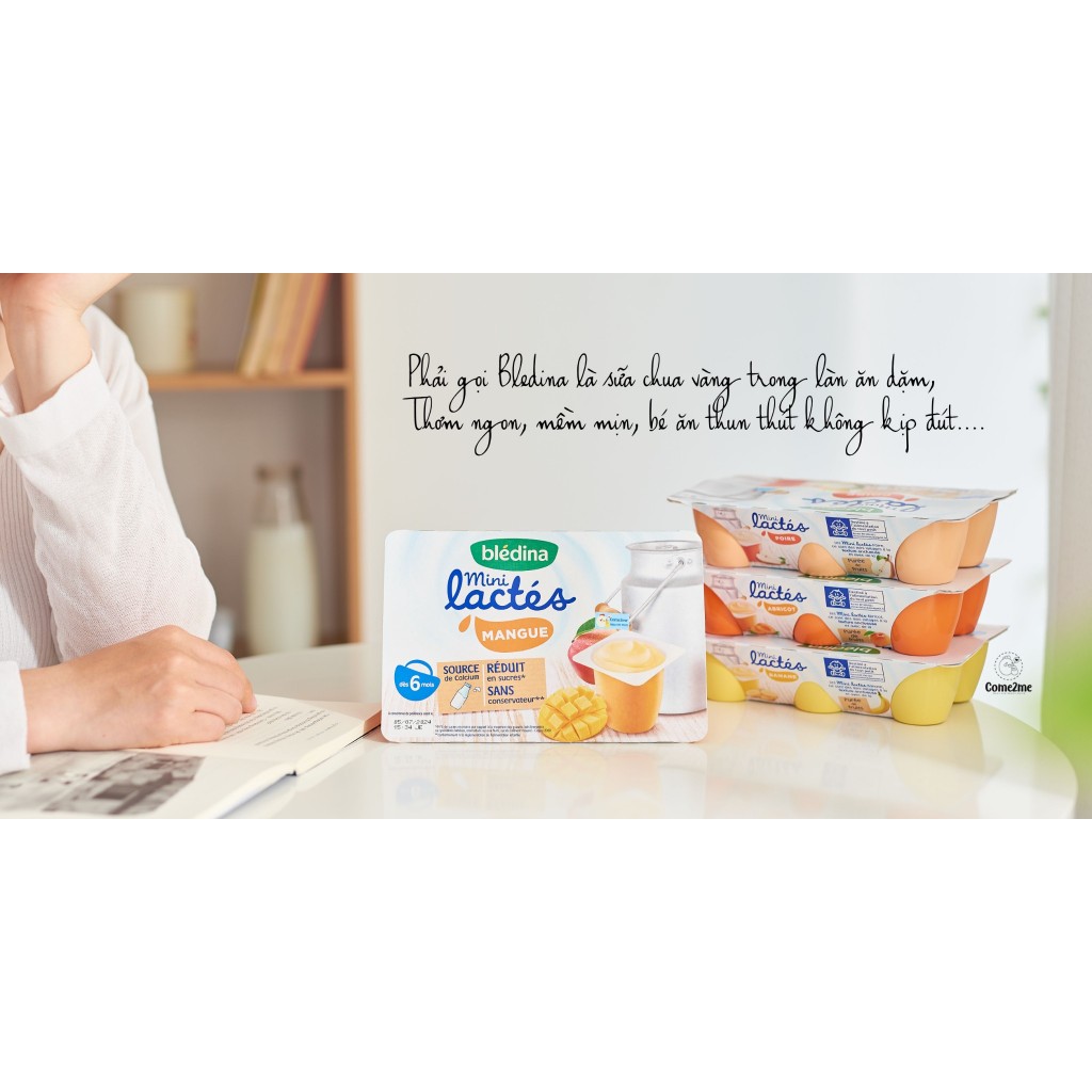 Sữa Chua Bledina Pháp Cho Bé Từ 6m+