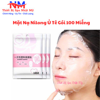 Mặt nạ nilong ủ tê gói 100 miếng i nạ ủ tê, ủ trắng, dưỡng ẩm an toàn, hiệu quả
