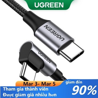 Cáp pd chuyển đổi cổng usb type c sang usb c ugreen chất lượng cao hàng chính hãng