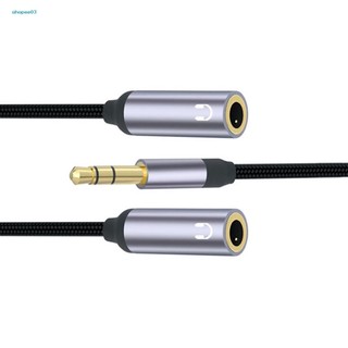 Jack chia âm thanh 1 ra 2 cổng audio 3.5 mm - chia loa 1 ra 2, cáp chia âm thanh từ 1 ra 2 – đầu 3.5mm