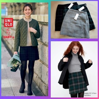 Chân váy Mini vải pha len (có lớp lót) [Nữ] 💘