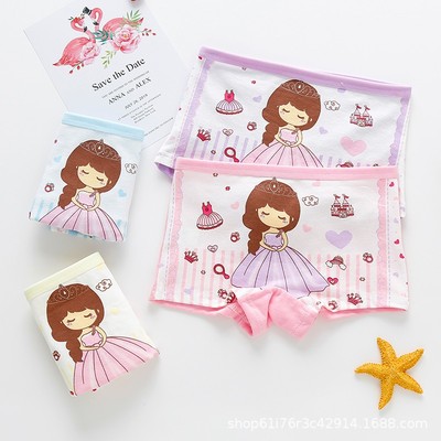 Quần chip bé gái BabyloveGO Quần lót đùi trẻ em cotton cao cấp mềm mại