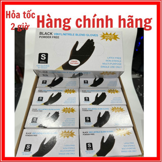 Găng tay y tế đen thùng 10 hộp, bao tay y tế hàng chính hãng