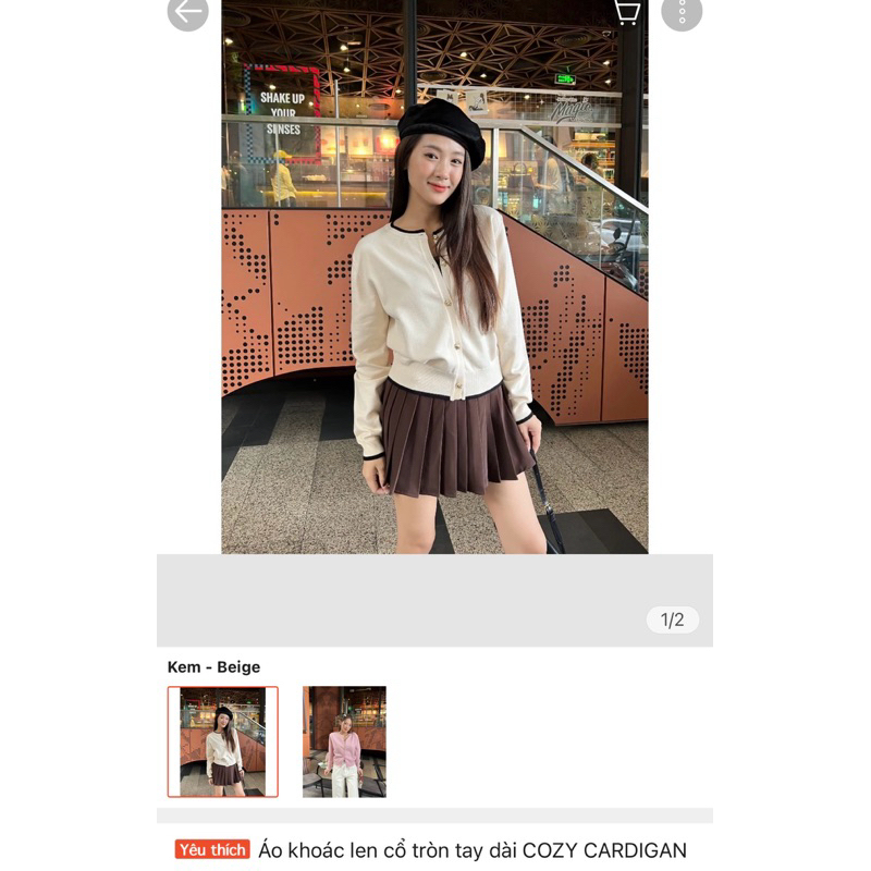 (Thanh Lý) Áo cardigan KIDO STUDIOWEAR